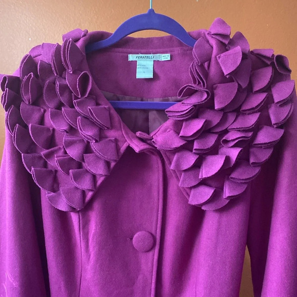 FERATELLI Wool cocktail jacket, size L - Picture 2 of 9